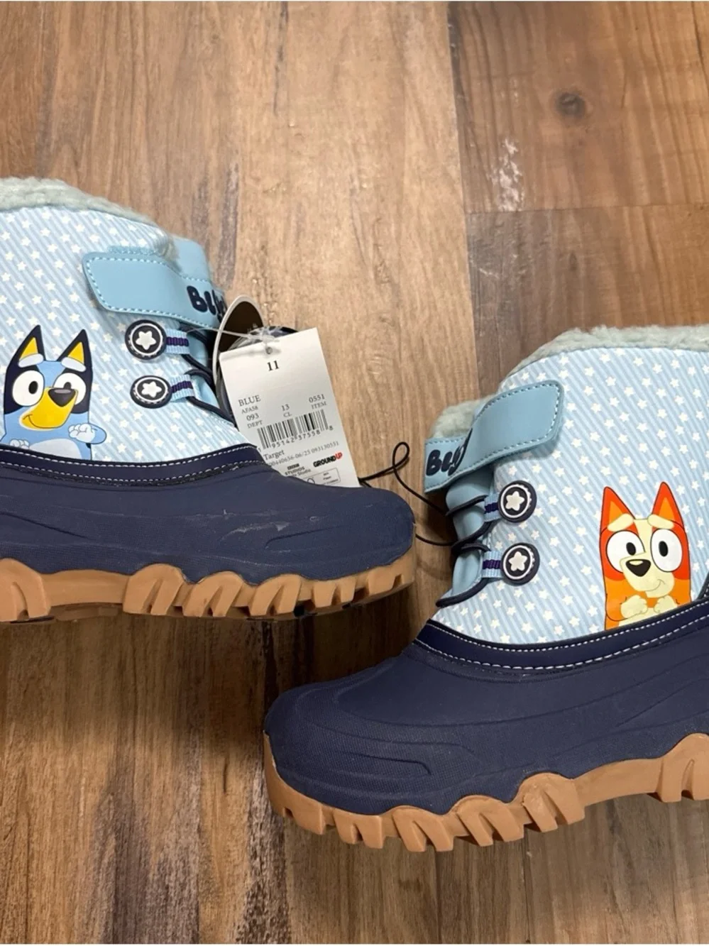 Kids Bluey Winter Boots